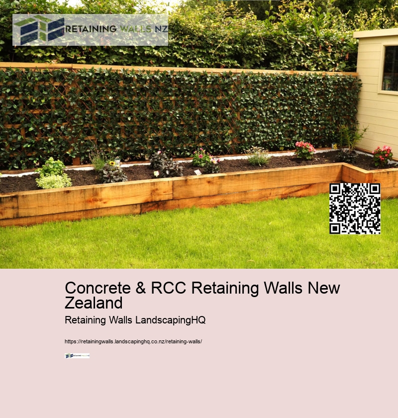 Concrete & RCC Retaining Walls New Zealand